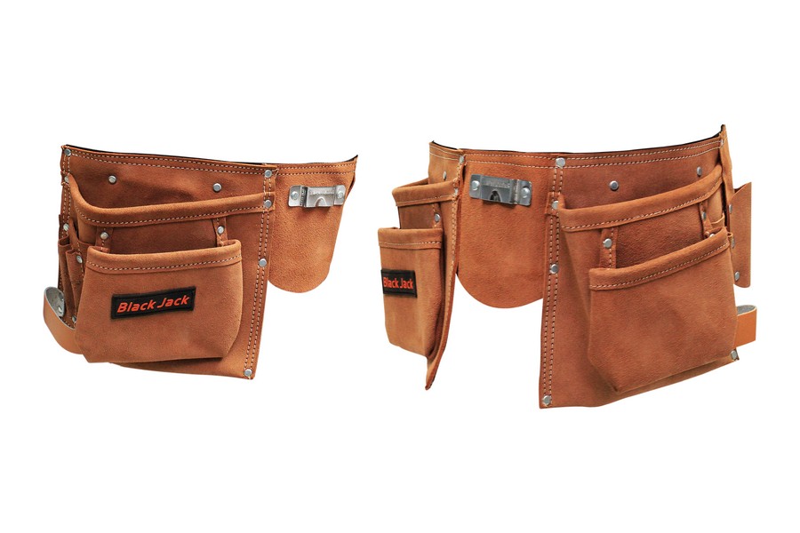 BOLSA HERRAMIENTAS CUERO 10 BOLSAS