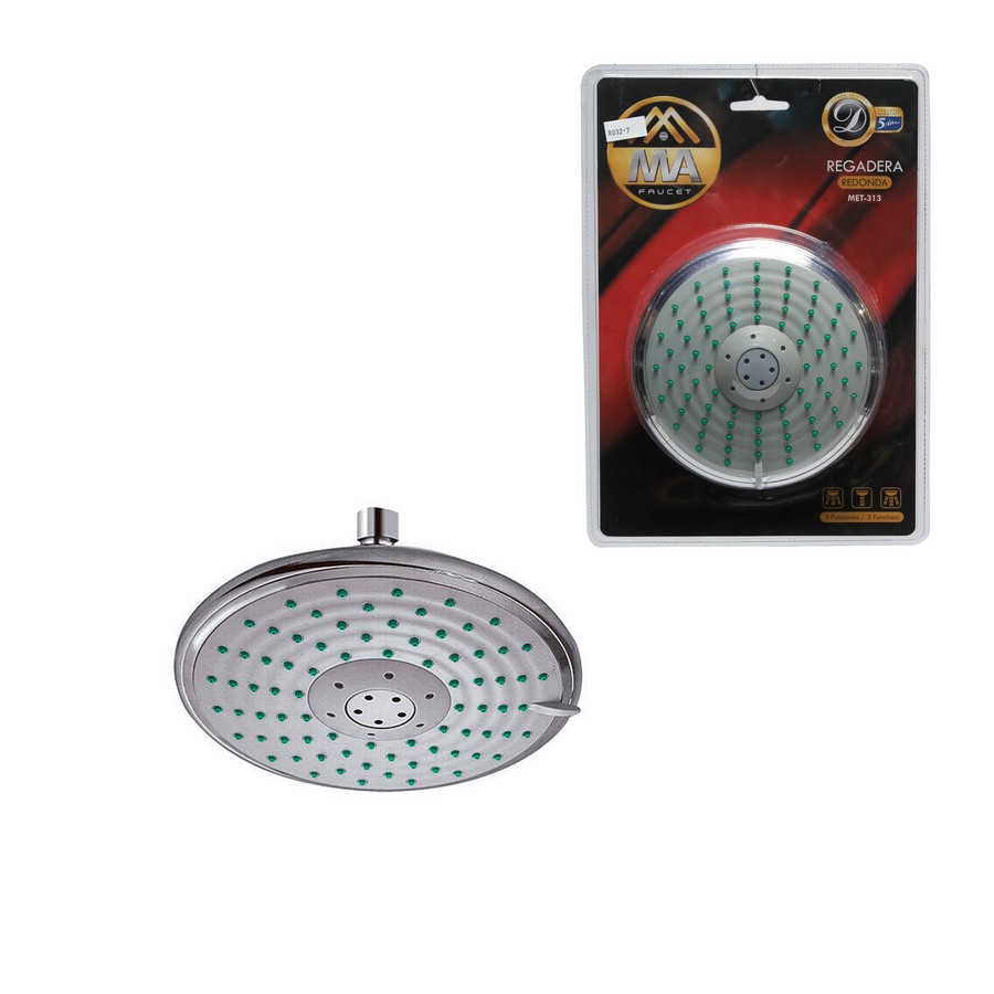 REGADERA REDONDA 6 PULG MET-313