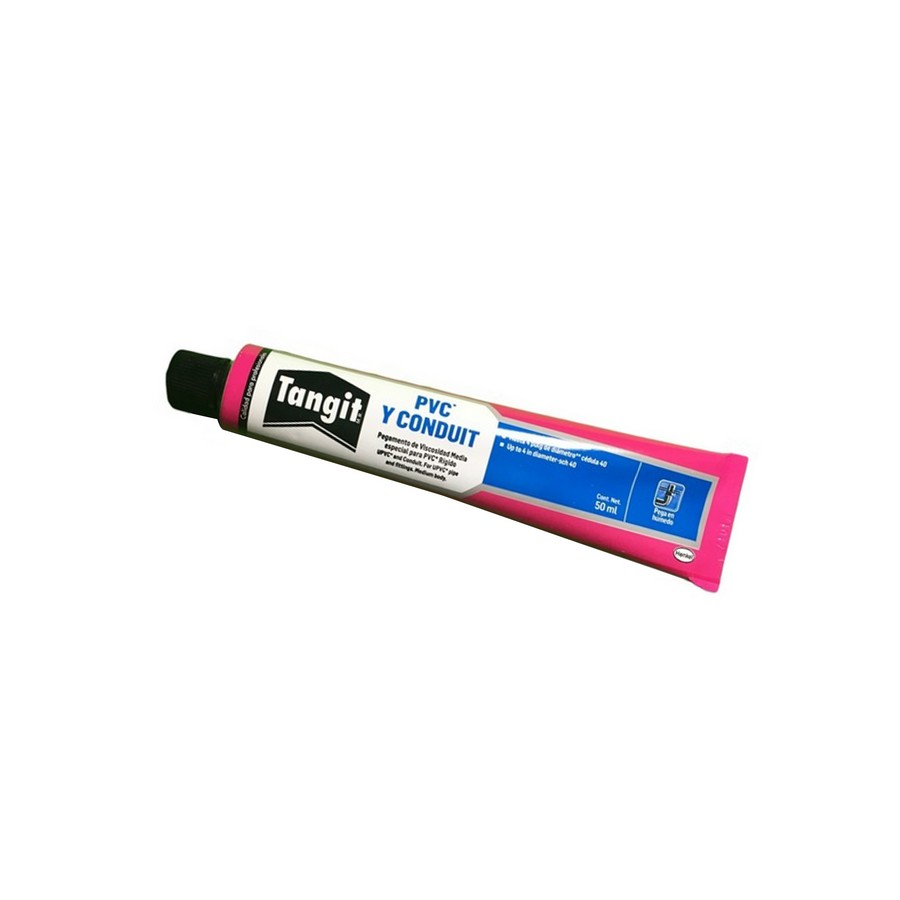 PEGAMENTO TANGIT PVC Y CONDUIT AZUL WET DRY 50 ML.