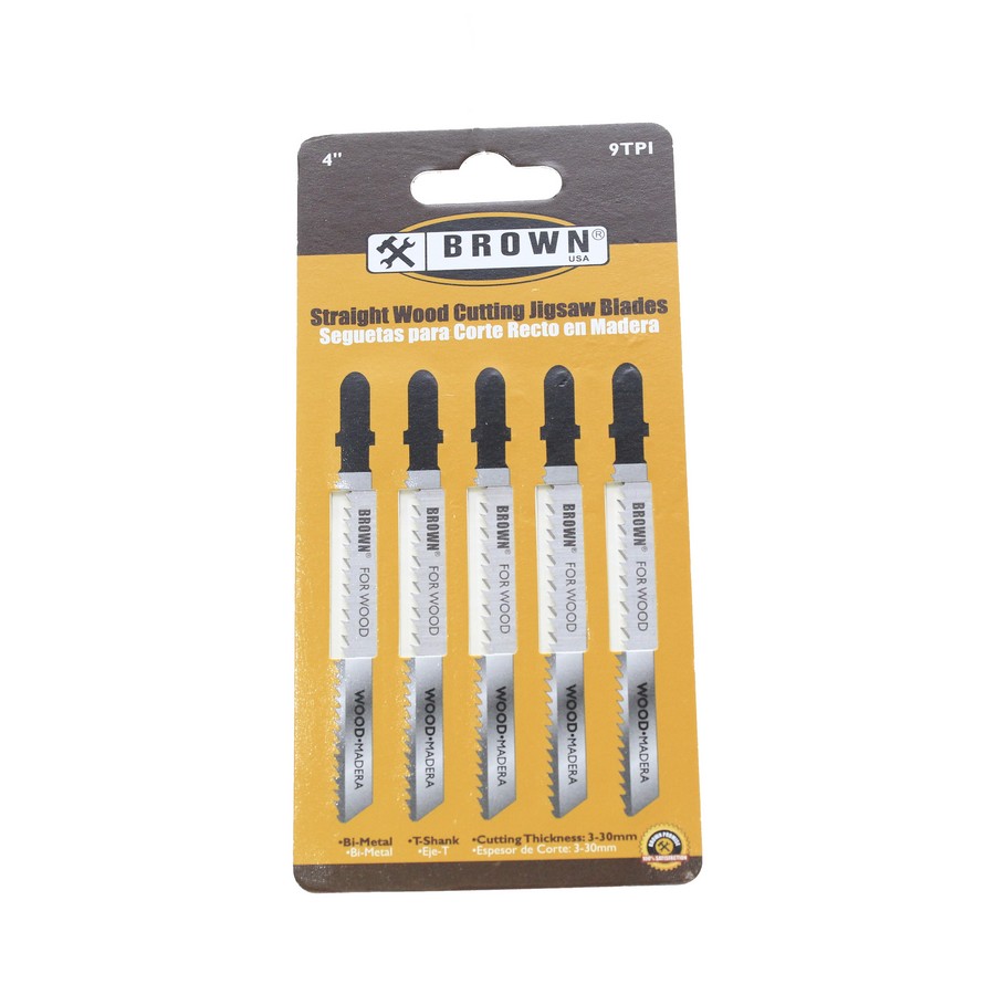 REPUESTOS CALADORA MADERA 4 PULG-9D-5PCS BRJSB001