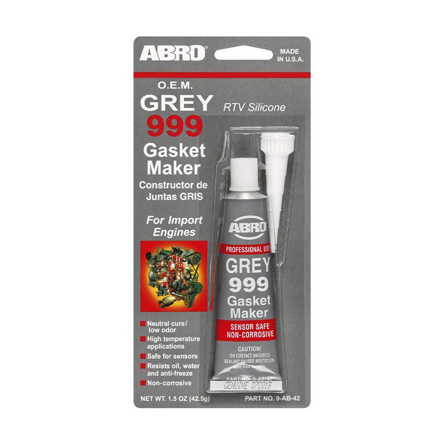 SILICON P/HACER EMPAQUES ABRO A/TEMP. (GRIS) 85g 9-AB