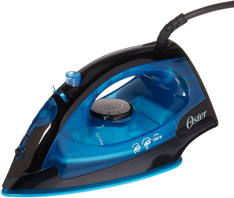 PLANCHA VAPOR C/BASE ANTIADH. ROJA OSTER GCSTBS5004