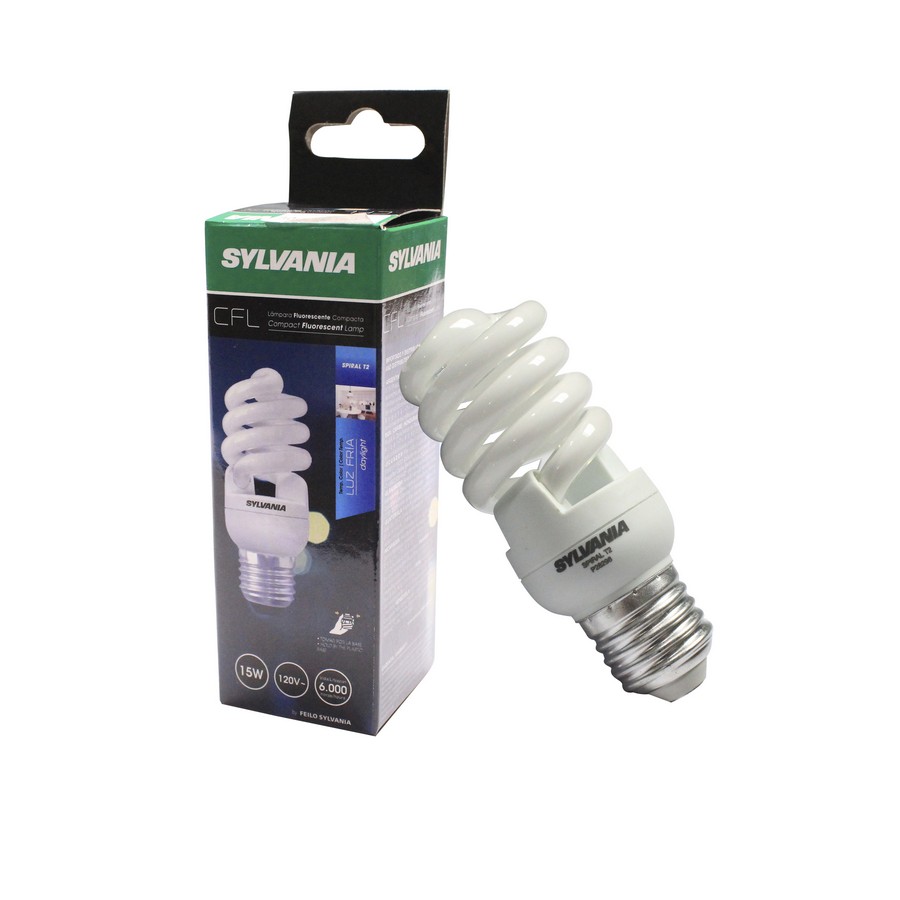 BOMBILLO AHORR. 15W/ESP. SYLVANIA