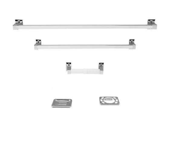JGO. ACCESORIOS P/BAÑO 5 PZS. 42-012P/PH0210.1