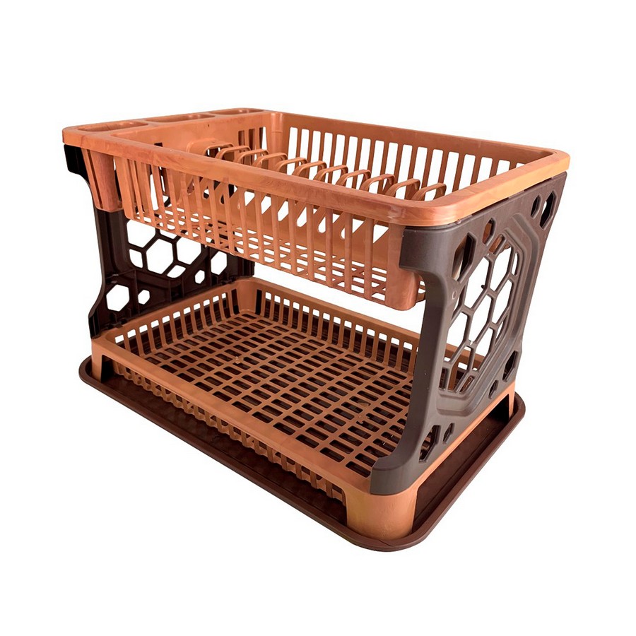 ESCURRIDOR D/PLATOS PLAST. 2 NIVELES C/BASE TK-N-83
