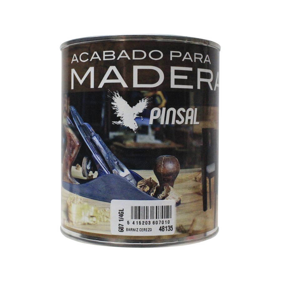 BARNIZ ALQUIDICO CEREZO 1/4 PINSAL 607