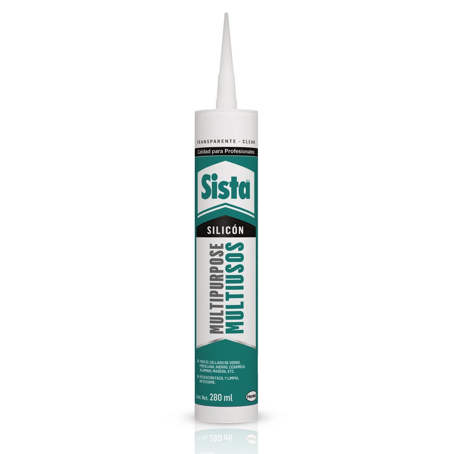 SELLADOR SILICON MULTI. TRANSP. 280ML SISTA