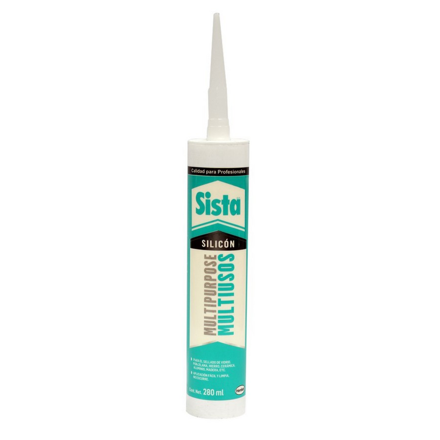 SELLADOR SILICON MULTI. BLANCO 280ML SISTA