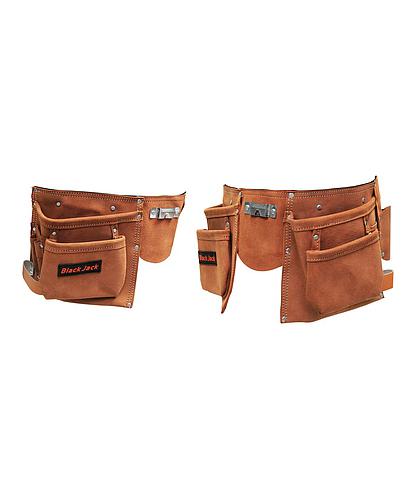 BOLSA HERRAMIENTAS CUERO 10 BOLSAS