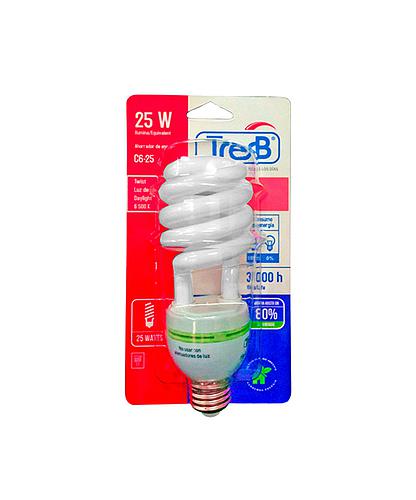 BOMBILLO AHORR. 25W/ESP. 3B C6-25