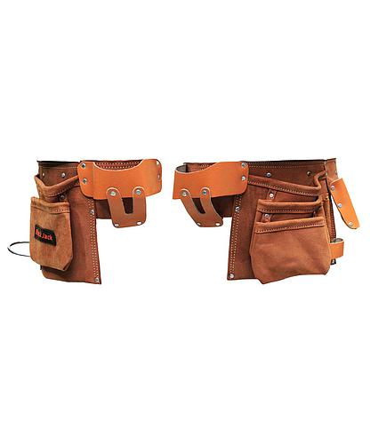 BOLSA HERRAMIENTAS CUERO 12 BOLSAS BJT230