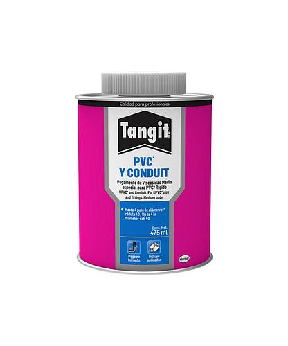 PEGAMENTO TANGIT PVC Y CONDUIT AZUL WET DRY 475 ML.