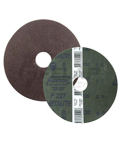 LIJA EN DISCO NORTON  F227  4½ PULG Nº 120