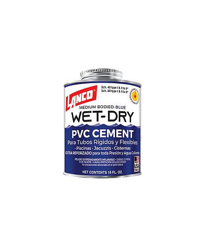 PEGAMENTO PVC WET DRY 1/8