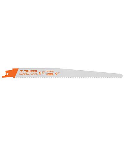 SEGUETAS P/SIERRA RECIPROCA MADERA 6DPP 9PULG TRUPER 10788