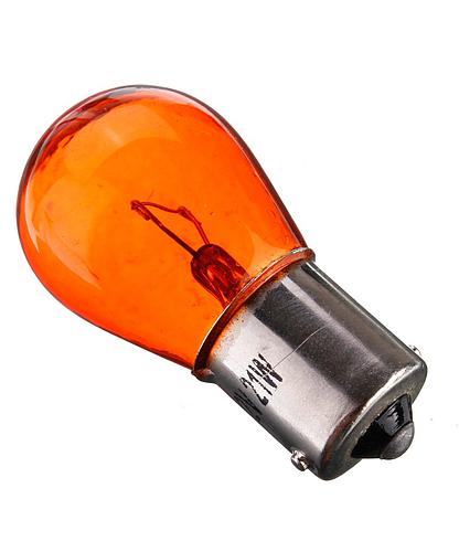 BOMBILLO P/VIA AUTO AMBAR 1 CONTACTO 1073 12V