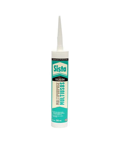 SELLADOR SILICON MULTI. BLANCO 280ML SISTA